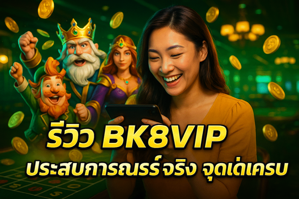 รีวิว BK8VIP ประสบการณ์จริง จุดเด่นครบ