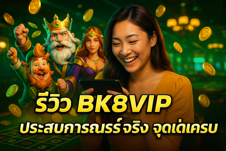 รีวิว BK8VIP ประสบการณ์จริง จุดเด่นครบ