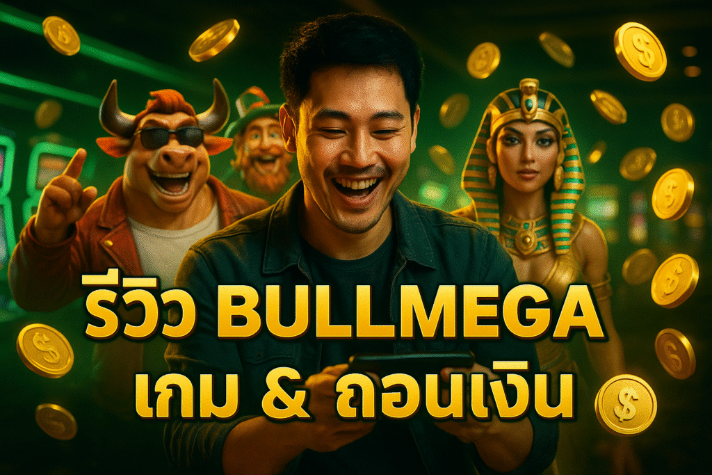รีวิว BULLMEGA เกม & ถอนเงิน