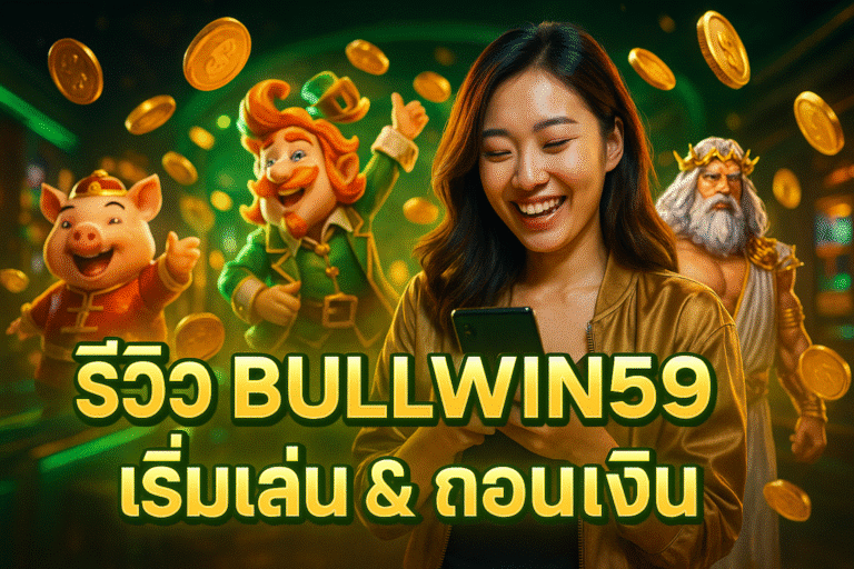 รีวิว BULLWIN59 เริ่มเล่น & ถอนเงิน