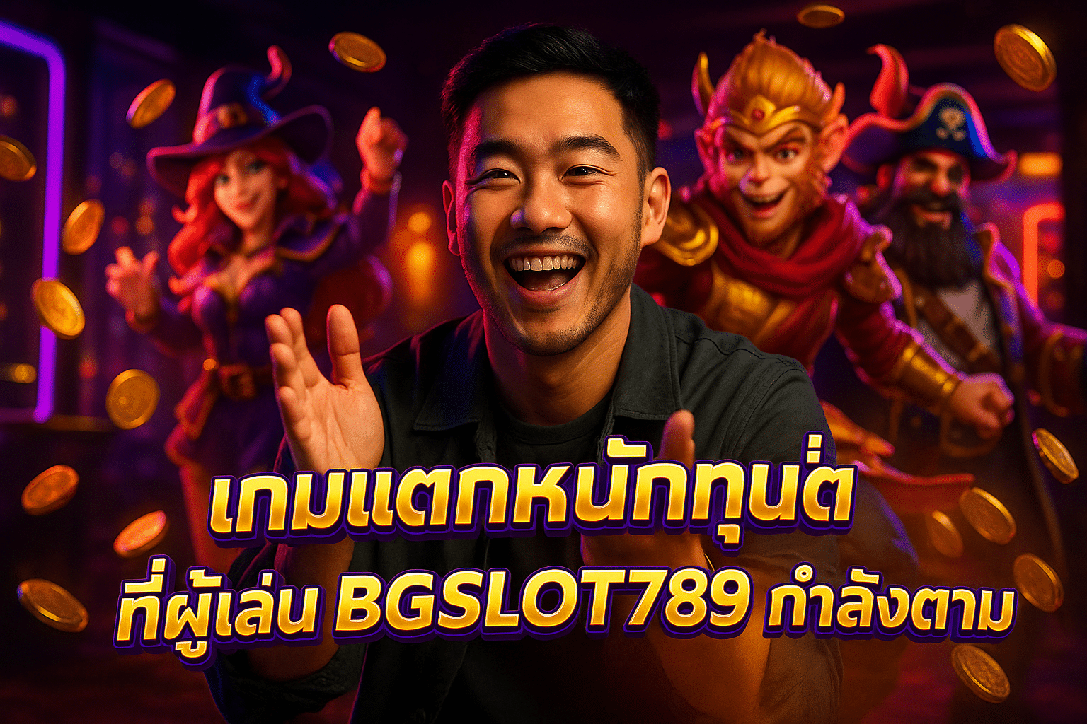 เกมแตกหนักทุนต่ำ ที่ผู้เล่น BGSLOT789 กำลังตาม